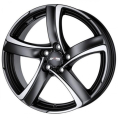 Маленькое фото товара - 7*16 5*108 ET48 70,1 ALUTEC Shark Racing Black Front Polished. Вариант №1
