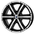 Маленькое фото товара - 7,5*17 6*139,7 ET46 67,1 КиК Окинава алмаз черный. Вариант №1
