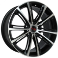 Маленькое фото товара - 8,5*19 5*120 ET44 72,6 Replica Concept B528 BKF. Вариант №1