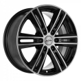 Маленькое фото товара - 7,5*17 6*139,7 ET25 106,1 Xtrike X-124 BK/FP. Вариант №1