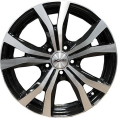 Маленькое фото товара - 6,5*16 5*114,3 ET45 60,1 X'trike X-119 BK/FP. Вариант №1