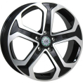 Маленькое фото товара - 7*18 5*114,3 ET45 67,1 Replica Top Driver MZ98 BKF. Вариант №1