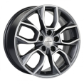 Маленькое фото товара - 7*17 5*114,3 ET51 67,1 Khomen 1713 Gray-FP. Вариант №1