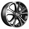 Маленькое фото товара - 7*17 5*114,3 ET45 60,1 Xtrike X-113M BK/FP. Вариант №1