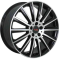 Маленькое фото товара - 8,5*20 5*112 ET55,5 66,6 Replica Concept MR542 BKF. Вариант №1
