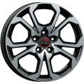 Маленькое фото товара - 6,5*17 5*114,3 ET50 60,1 Remain R242 Алмаз-черный. Вариант №1