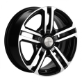 Маленькое фото товара - 6,5*16 5*139,7 ET35 98 Khomen 1602 Black-FP. Вариант №1