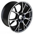 Маленькое фото товара - 8*18 5*112 ET25 66,6 Replica Concept B551 bkf. Вариант №1