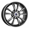 Маленькое фото товара - 6,5*16 5*114,3 ET38 67,1 КиК Спайдер алмаз чёрный. Вариант №1