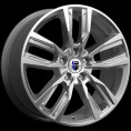 Маленькое фото товара - 8*18 5*115 ET40 70,1 КиК Борэй дарк платинум. Вариант №1