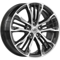 Маленькое фото товара - 7*17 5*114,3 ET35 67,1 Wheels UP Up106 BFP. Вариант №1