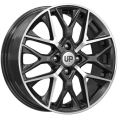 Маленькое фото товара - 6*16 4*100 ET37 60,1 Wheels UP Up101 BFP. Вариант №1