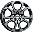 Маленькое фото товара - 6,5*17 5*114,3 ET50 54,1 Carwel Ванда AB. Вариант №1