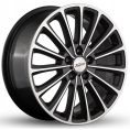 Маленькое фото товара - 7*17 5*100 ET45 67,1 X'trike X-136 BKM/FP. Вариант №1