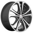 Маленькое фото товара - 7*17 5*114,3 ET50 64,1 X'trike X-113M BKM/FP. Вариант №1
