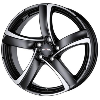 Фото товара - 7,5*17 5*100 ET35 63,3 ALUTEC Shark Racing Black Front Polished. Вариант №1