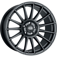 Фото товара - 9,5*19 5*112 ET21 66,6 OZ Superturismo LM MATT GRAPHITE SILVER LETTERING. Вариант №1