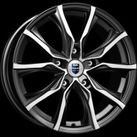Фото товара - 7,5*17 5*114,3 ET35 67,1 КиК Твист алмаз черный. Вариант №1