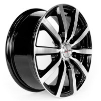 Фото товара - 6*15 5*108 ET43 63,3 X'trike X-115 BK/FP. Вариант №1