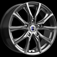 Фото товара - 7,5*17 5*112 ET47 57,1 КиК Твист Дарк платинум. Вариант №1