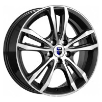 Фото товара - 6*16 5*114,3 ET50 67,1 КиК Samara-оригинал алмаз черный. Вариант №1