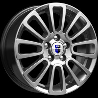 Фото товара - 6*15 4*100 ET43 67,1 КиК Неман дарк платинум. Вариант №1