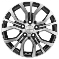 Фото товара - 6,5*16 5*114,3 ET38 67,1 Khomen 1608 BLACK-FP. Вариант №1