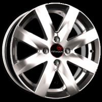 Фото товара - 6*15 4*100 ET40 60,1 Remain R208 Сильвер. Вариант №1