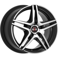 Фото товара - 6*15 5*100 ET38 57,1 ALCASTA M54 BKF. Вариант №1