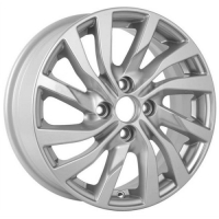 Фото товара - 6*15 4*100 ET40 60,1 КиК КС882 сильвер. Вариант №1