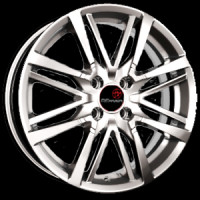 Фото товара - 6*16 4*100 ET41 60,1 Вектор B215 Сильвер. Вариант №1