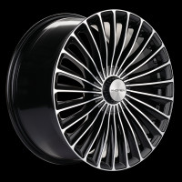Фото товара - 8,5*20 5*112 ET38 66,6 Khomen 2008 Black-FP. Вариант №1