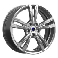 Фото товара - 7*18 5*108 ET45 67,1 КиК Karrera Light дарк платинум брайт. Вариант №1