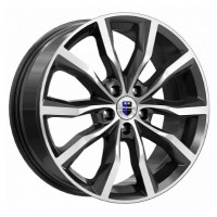 Фото товара - 7,5*18 5*112 ET45 66,6 КиК Портер алмаз чёрный. Вариант №1