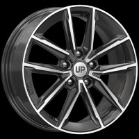 Фото товара - 6,5*17 5*114,3 ET49 67,1 Wheels UP Up104 BFP. Вариант №1