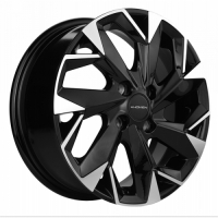 Фото товара - 6*15 4*98 ET35 58,6 Khomen 1508 Black-FP. Вариант №1