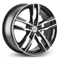Фото товара - 7,5*18 5*108 ET45 63,3 X'trikeRST R128 BK/FP. Вариант №1
