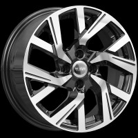 Фото товара - 6*15 4*98 ET35 58,6 КиК КС1030 алмаз чёрный. Вариант №1