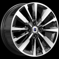 Фото товара - 6,5*16 4*100 ET45 67,1 КиК Эрман алмаз чёрный. Вариант №1