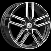 Фото товара - 6,5*16 5*112 ET43 57,1 Wheels UP Up113 BFP. Вариант №1