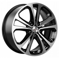 Фото товара - 7*17 5*108 ET40 54,1 Xtrike X-113M BK/FP. Вариант №1