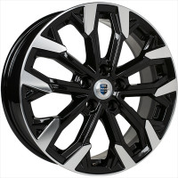 Фото товара - 6,5*17 5*114,3 ET40 66,1 КиК Морейн алмаз чёрный. Вариант №1