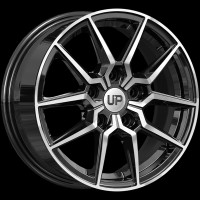 Фото товара - 6,5*15 5*114,3 ET39 60,1 Wheels UP Up117 BFP. Вариант №1