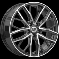 Фото товара - 7*18 5*114,3 ET37 66,6 Wheels UP Up109 BFP. Вариант №1