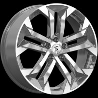 Фото товара - 7,5*19 5*112 ET40 57,1 Premium Series КР015 diamond gloss graphite. Вариант №1