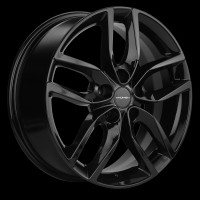 Фото товара - 6,5*17 5*114,3 ET37 66,5 Khomen 1708 Black. Вариант №1