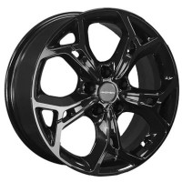 Фото товара - 7*17 5*114,3 ET48 67,1 Khomen 1702 Black. Вариант №1