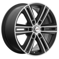 Фото товара - 7,5*17 6*139,7 ET38 67,1 X'trike X-124 BKM/FP. Вариант №1