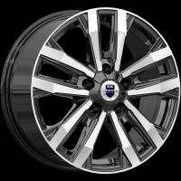 Фото товара - 8*18 5*130 ET56 71,6 КиК Мичиган алмаз чёрный. Вариант №1