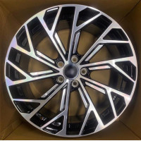 Фото товара - 8,5*19 5*112 ET35 66,5 Replica FR DP1337 Black Machined Face. Вариант №1